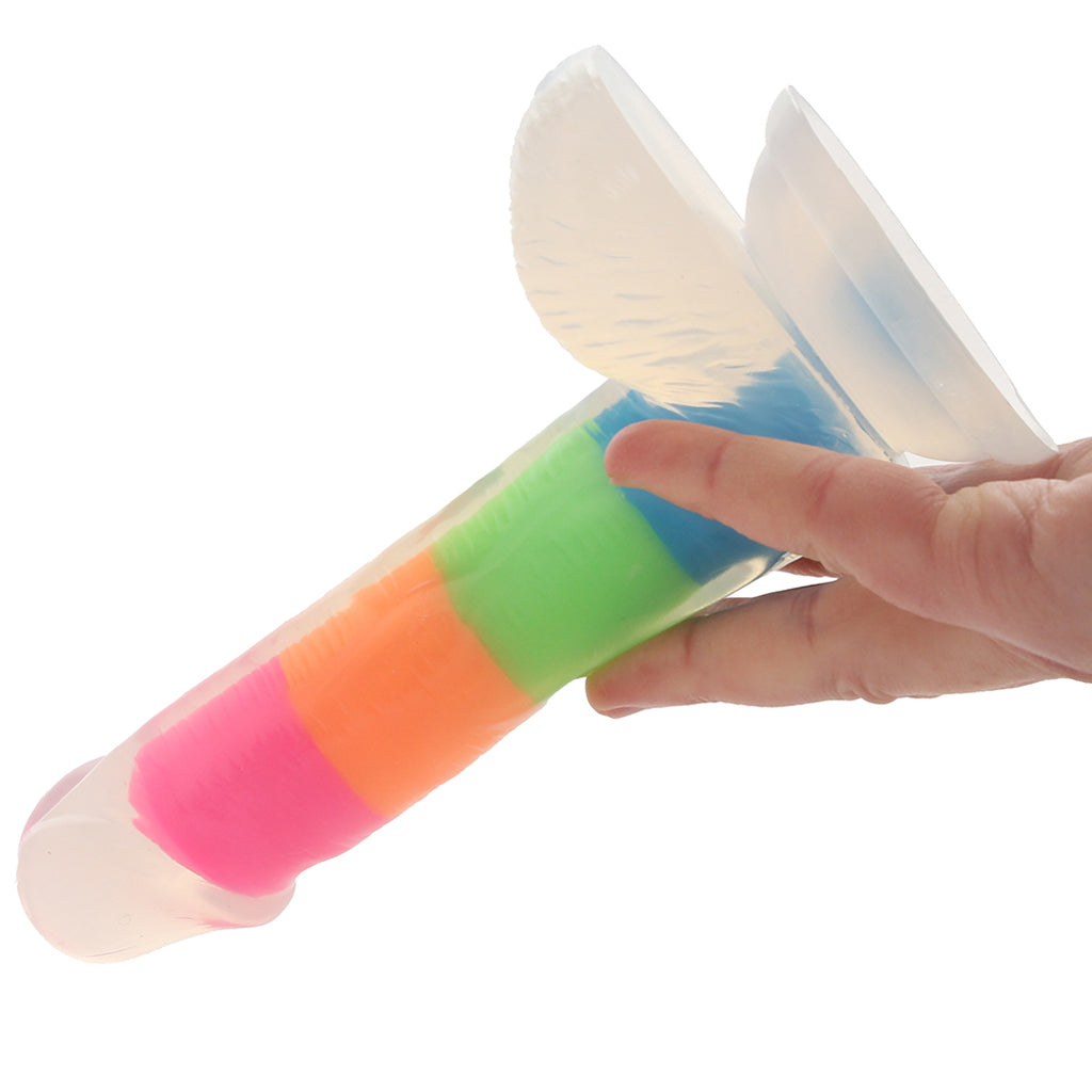 Neo Elite Rainbow Rave 6.5 Inch Dildo Dildo Sex Toys > Realistic Dildos