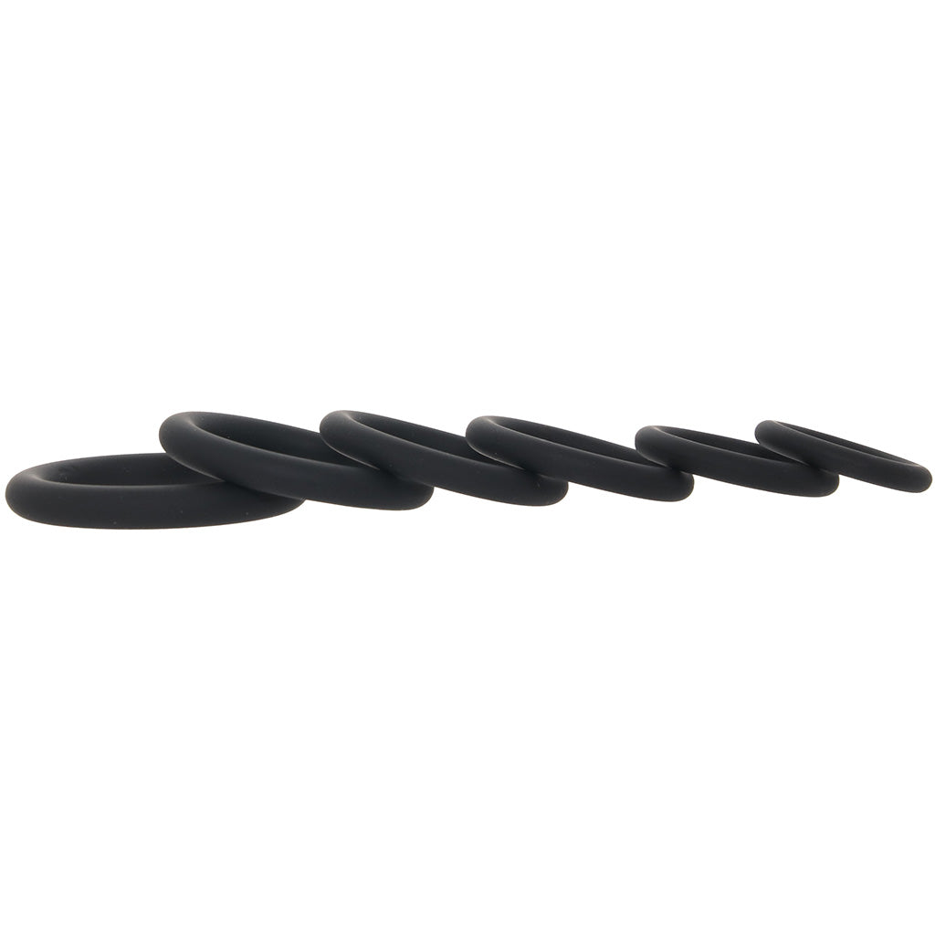 LEVELZ 6 Piece Classic Cock Ring Set Cock Rings