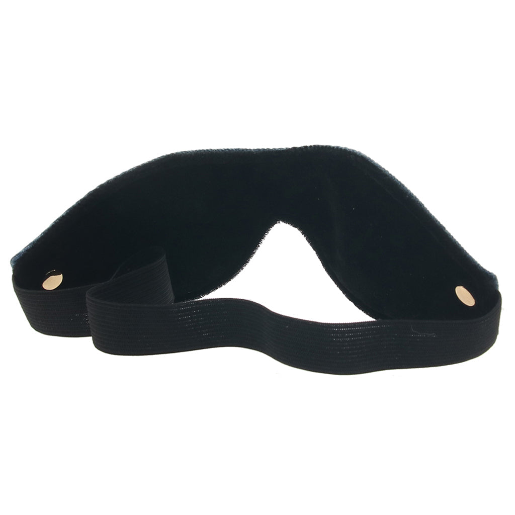 Ride 'Em Denim Eye Mask Bondage and Fetish > Pleasure Masks and Dress Up Play