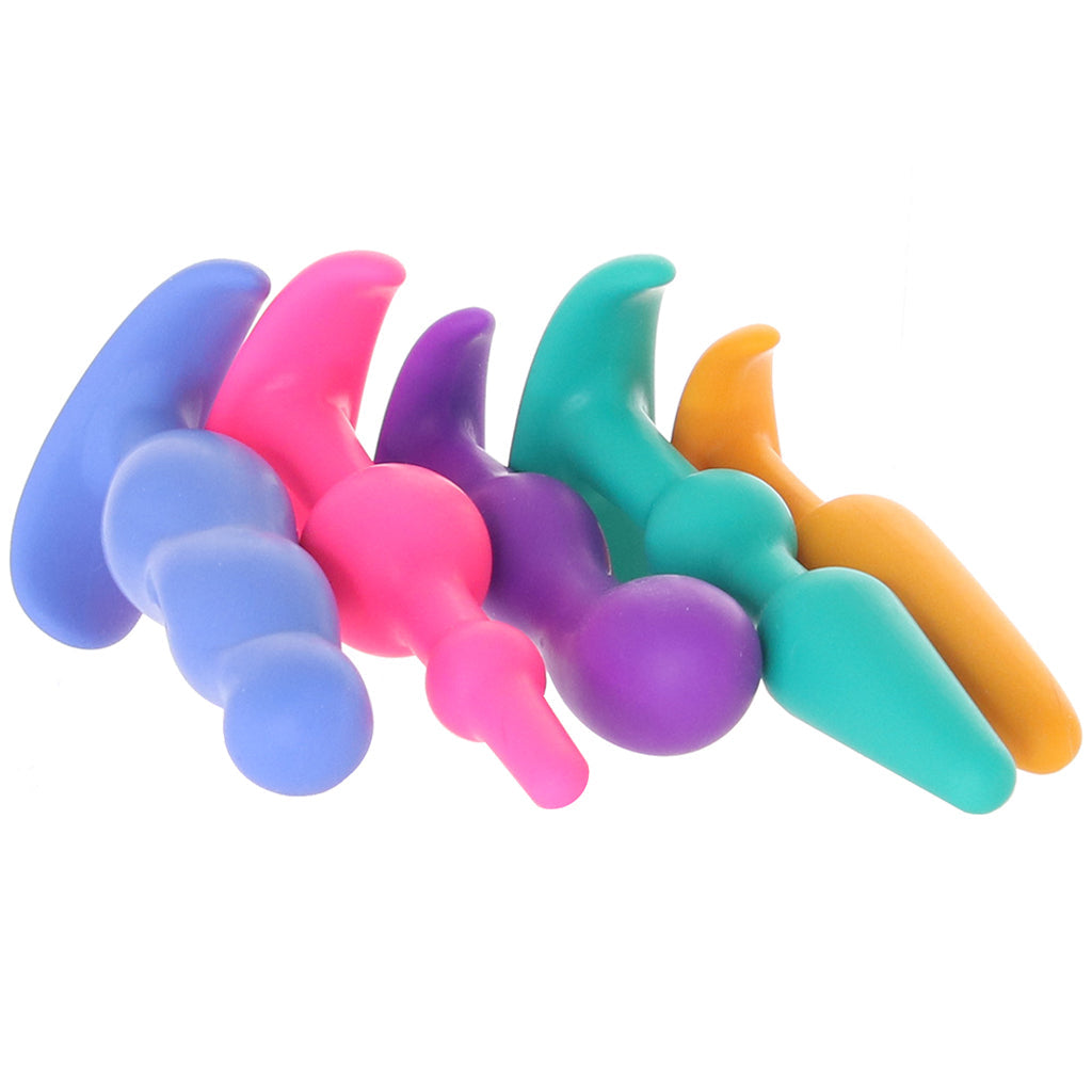 Anal Lovers Beginner Silicone Plug Kit Anal Sex Toys > Butt Plugs