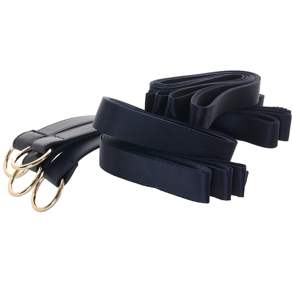 Bondage Couture Tie Down Straps in Blue Bondage and Fetish > Restraints