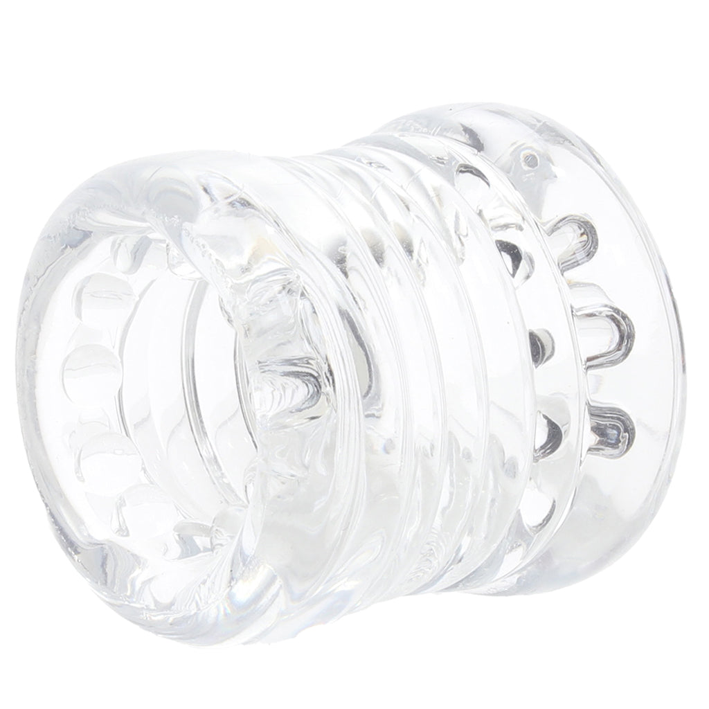 Master Series Ball Stack Ball Stretcher in Clear Bondage and Fetish > Cock and Ball Devices