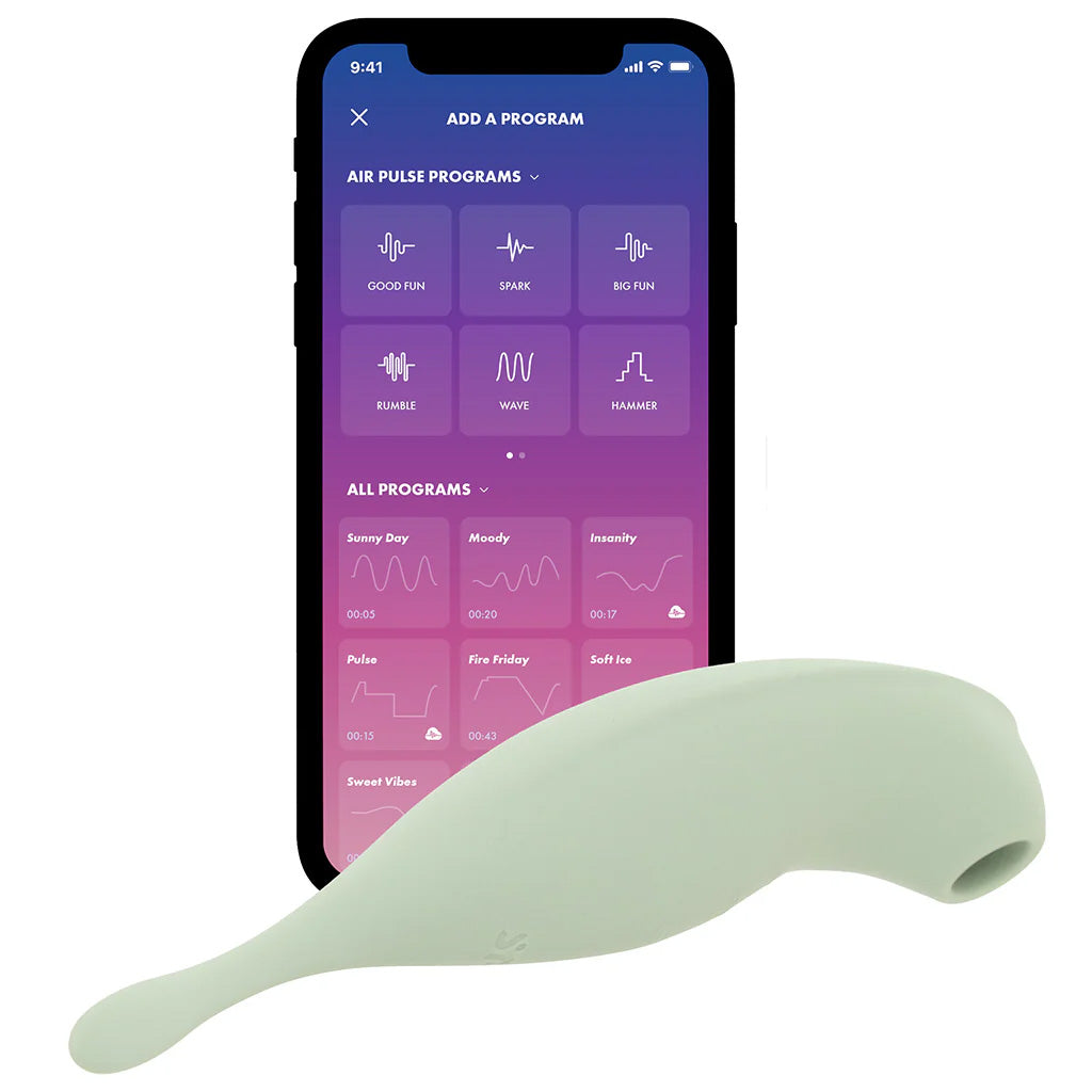 Satisfyer Twirling Pro + Air Pulse Vibe Vibrators > Clitoral Stimulators