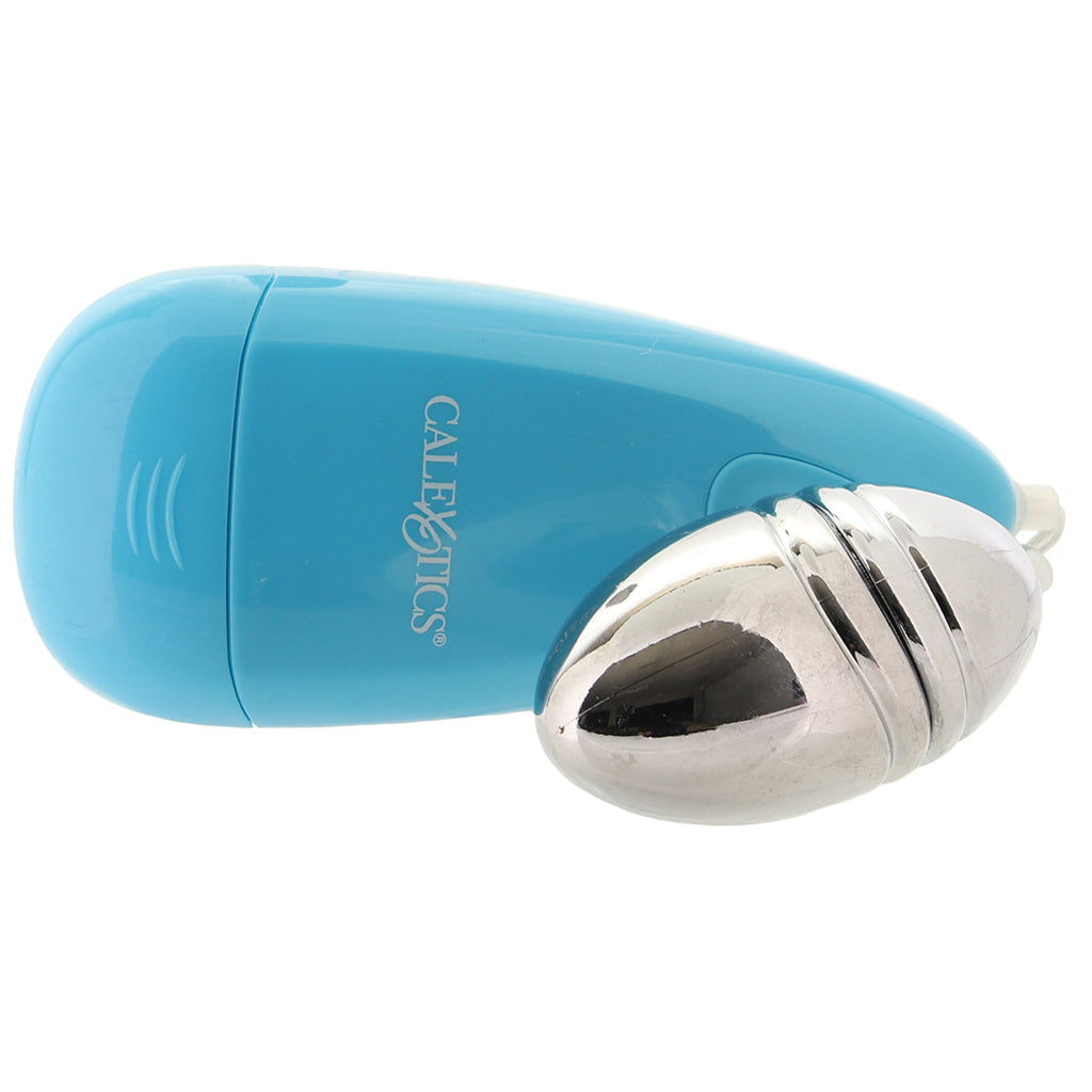 Classic Waterproof Gyrating Bullet Vibe in Blue Vibrators > Bullet and Egg Vibrators
