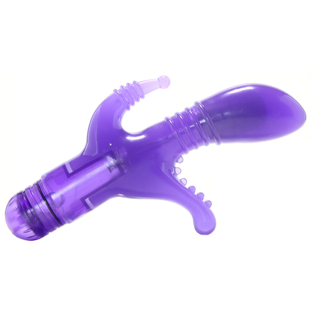 Triple Tease Vibe in Purple Vibrators > Double Penetration