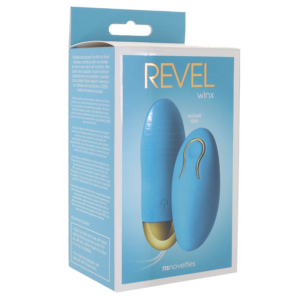 Revel Winx Remote Bullet Vibe in Blue Vibrators > Bullet and Egg Vibrators