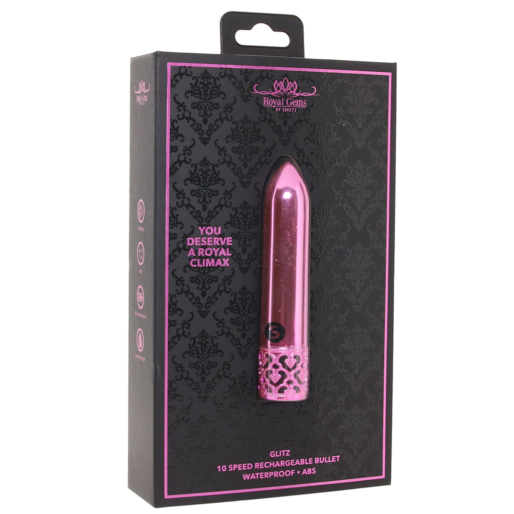 Royal Gems Glitz Bullet Vibe in Pink Vibrators > Bullet and Egg Vibrators