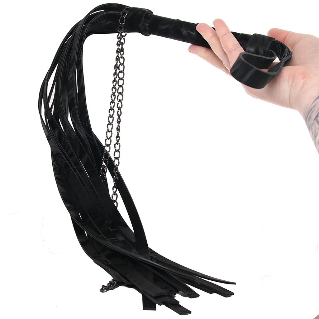 Velvet Noir Chain Flogger Bondage and Fetish > Whips and Crops