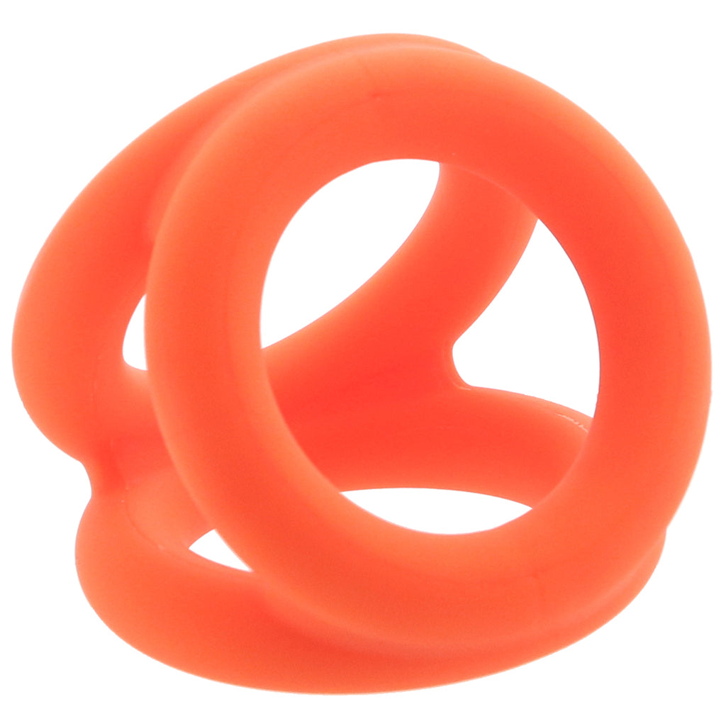 Alpha Liquid Silicone Tri-Ring Cock Rings