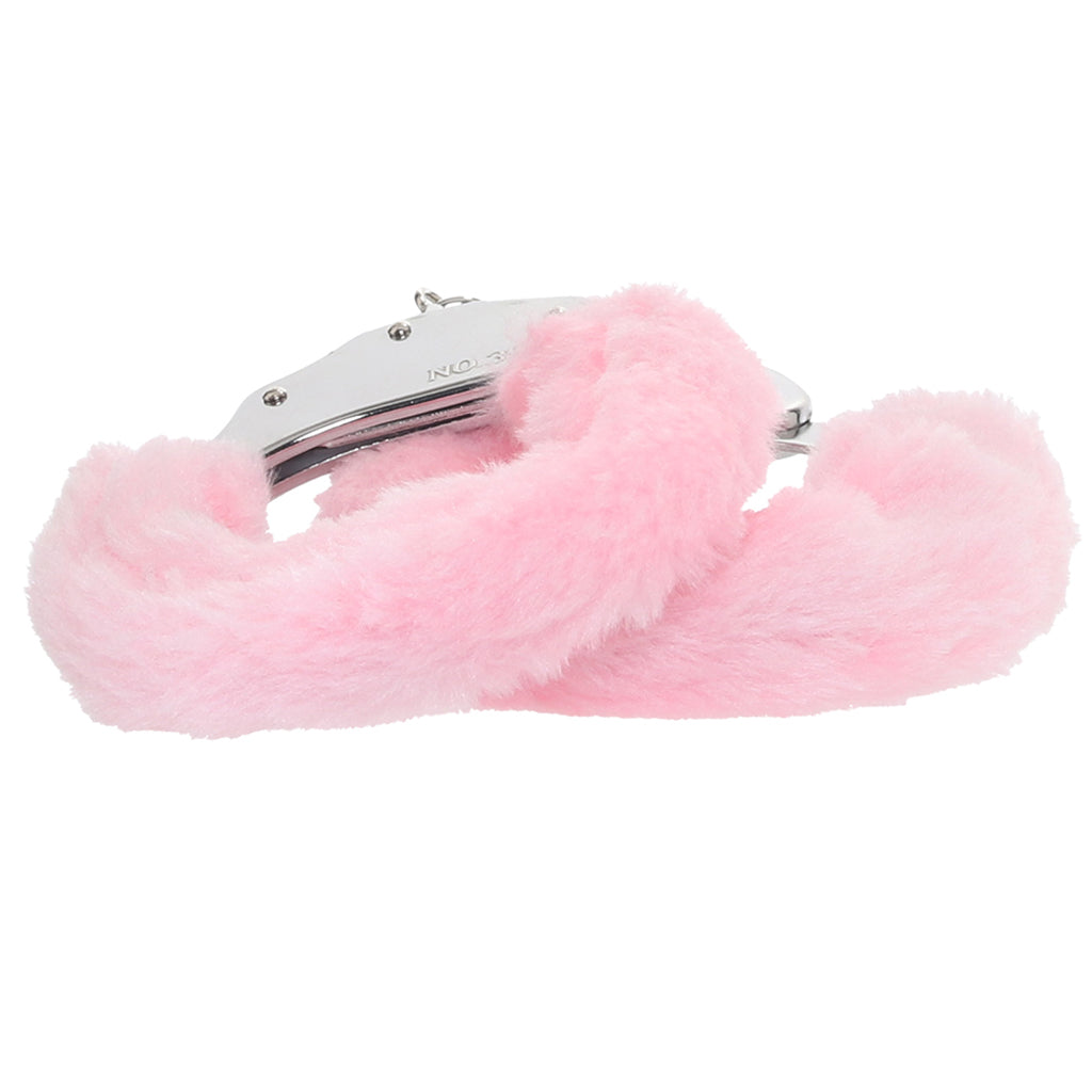 Tempasia Beginner Fuzzy Cuffs in Pink Bondage and Fetish > Wrist and Ankle Cuffs