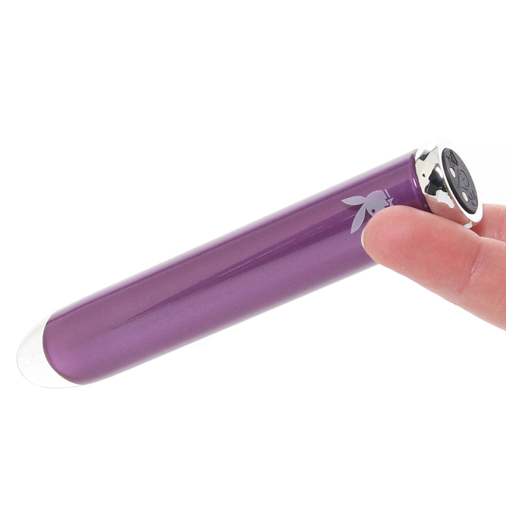 Playboy Amethyst Glass Vibe Vibrators > Bullet and Egg Vibrators