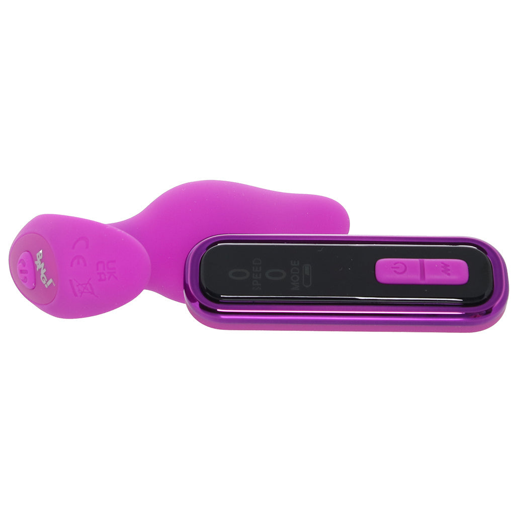 Bang! Vibrating Butt Plug with Digital Remote Anal Sex Toys > Butt Plugs