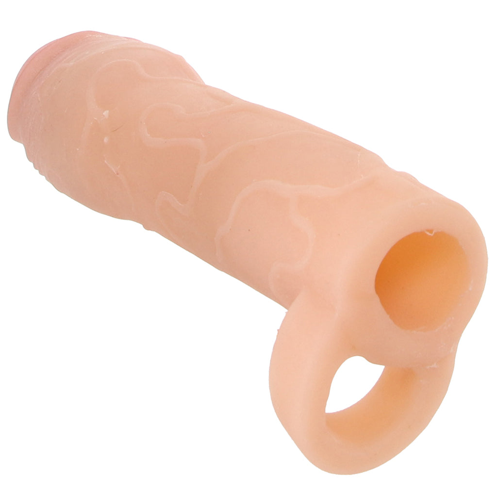 Perfect 2 Inch Extension with Ball Strap in White Male Enhancement > Extenders and Sleeves