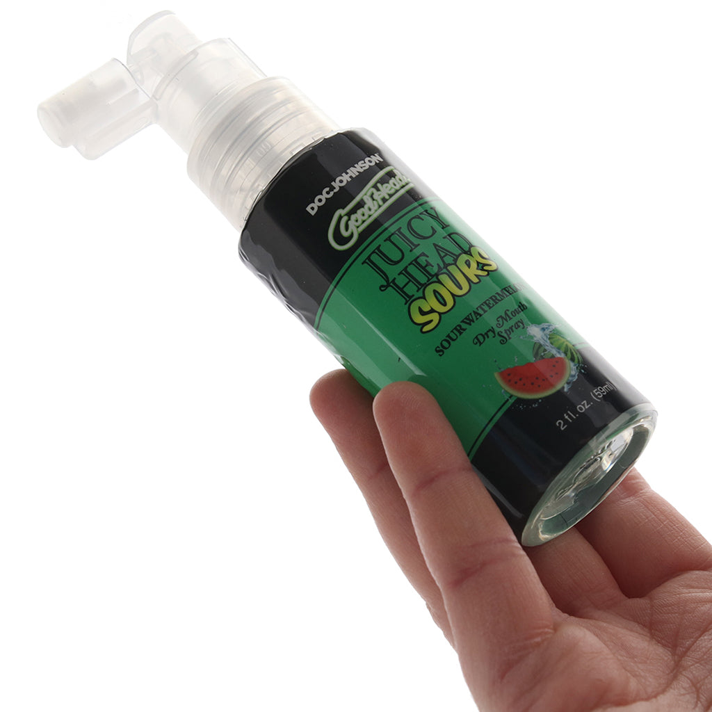 GoodHead Juicy Head Dry Mouth Spray 2oz in Watermelon Lubes and Lotions > Flavored Sex Lubes