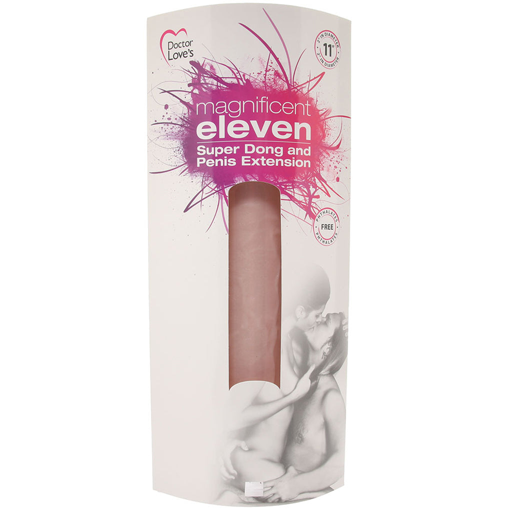 Magnificent Eleven Dildo & Extension in White Male Enhancement > Extenders and Sleeves