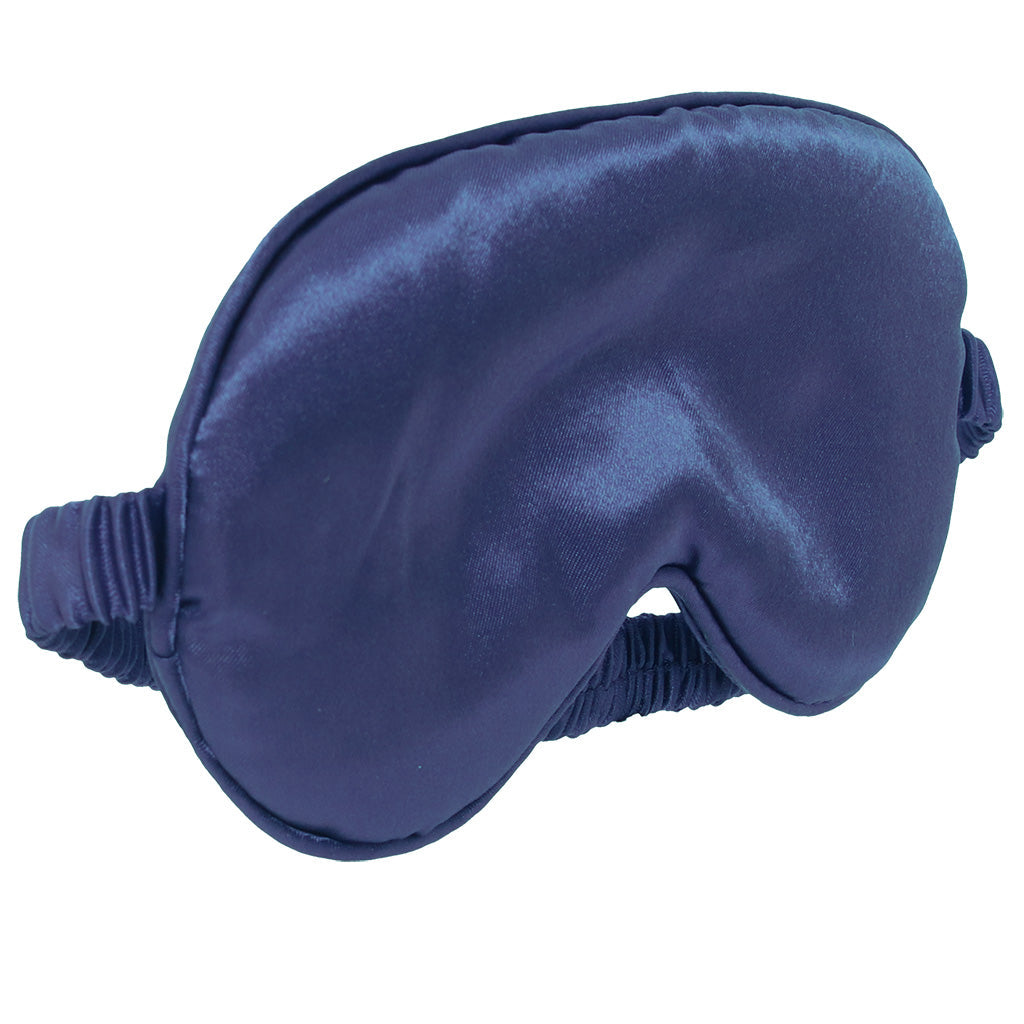 Ouch! Satin Blindfold in Navy Blue Bondage and Fetish > Pleasure Masks and Dress Up Play