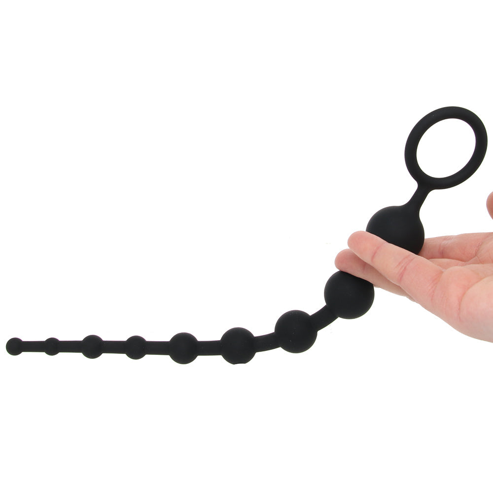 All About Anal Seamless Anal Beads in Black Anal Sex Toys > Anal Beads