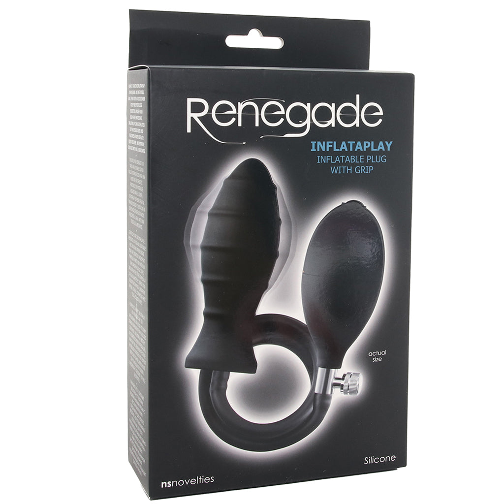 Renegade InflataPlay Silicone Inflatable Butt Plug Anal Sex Toys > Butt Plugs