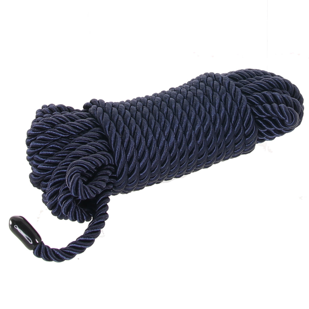 Bondage Couture Satin Rope in Blue Bondage and Fetish > Restraints