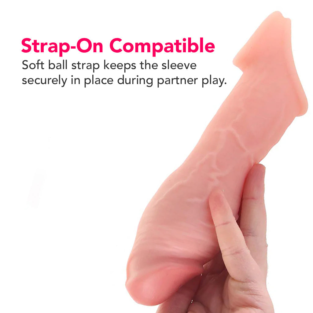 Fantasy X-tensions 2 Inch Enhancer with Strap in Light Male Enhancement > Extenders and Sleeves
