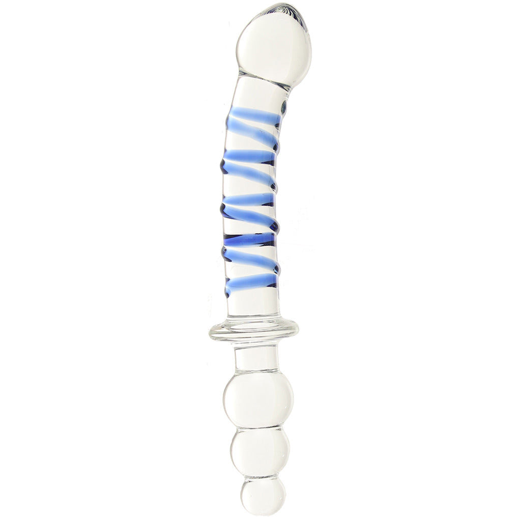 gläs Twister 10 Inch Dual Ended Glass Dildo Dildo Sex Toys > G-Spot Dildos