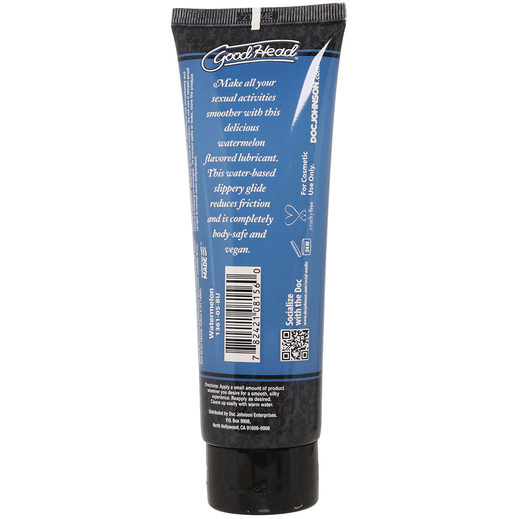 GoodHead Slick Head Glide 4oz/113g in Watermelon Lubes and Lotions > Flavored Sex Lubes