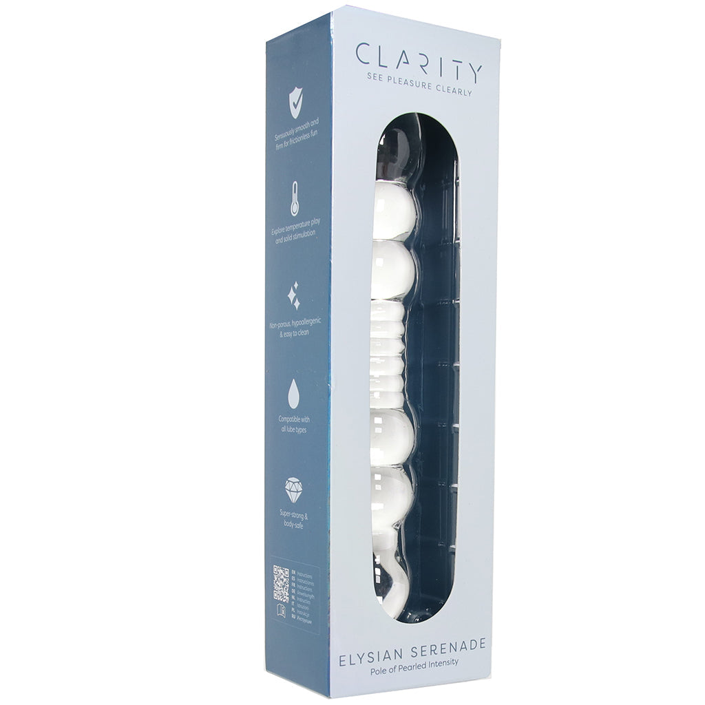 Clarity Elysian Serenade Glass Dildo Dildo Sex Toys > Pyrex Glass Dildos