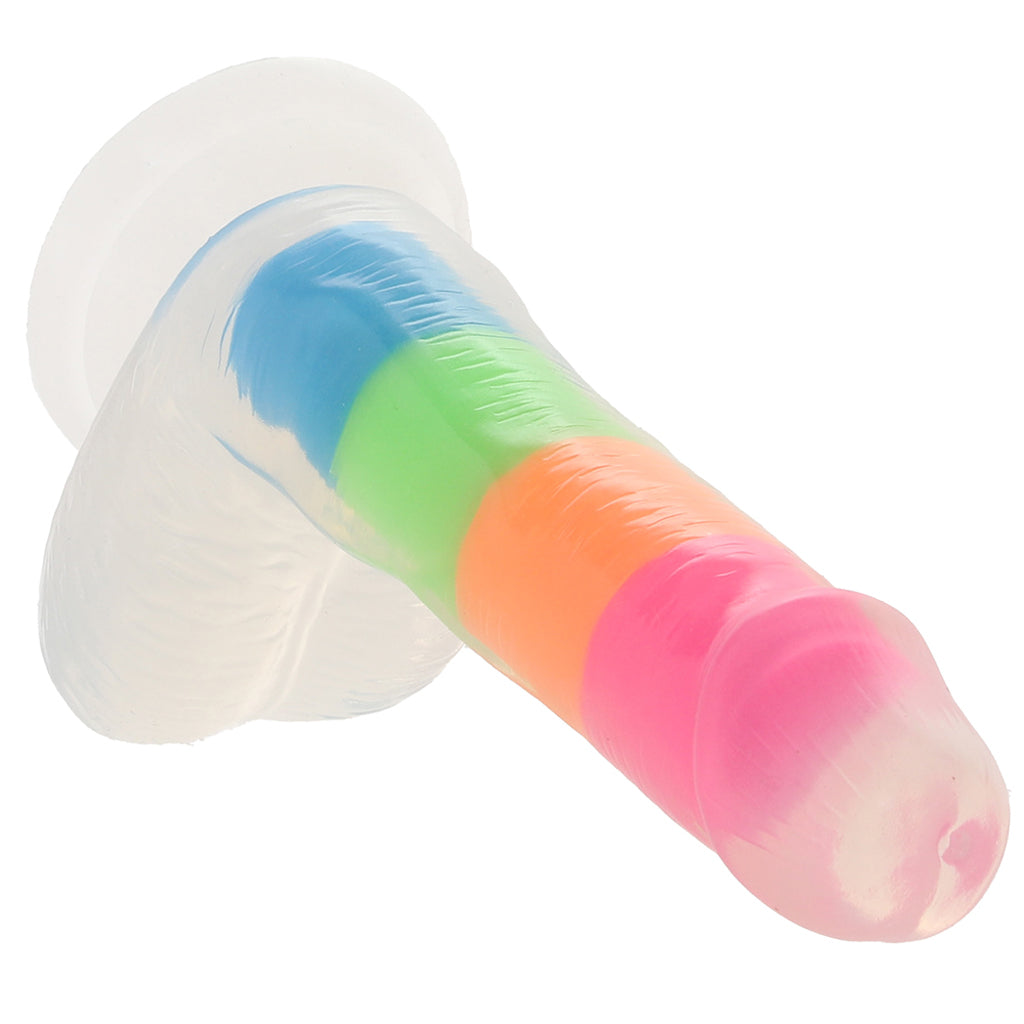 Neo Elite Rainbow Rave 6.5 Inch Dildo Dildo Sex Toys > Realistic Dildos