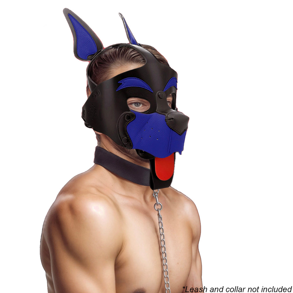 Kanine Kolection Alpha Dog Pup Hood in Blue Bondage and Fetish > Pleasure Masks and Dress Up Play