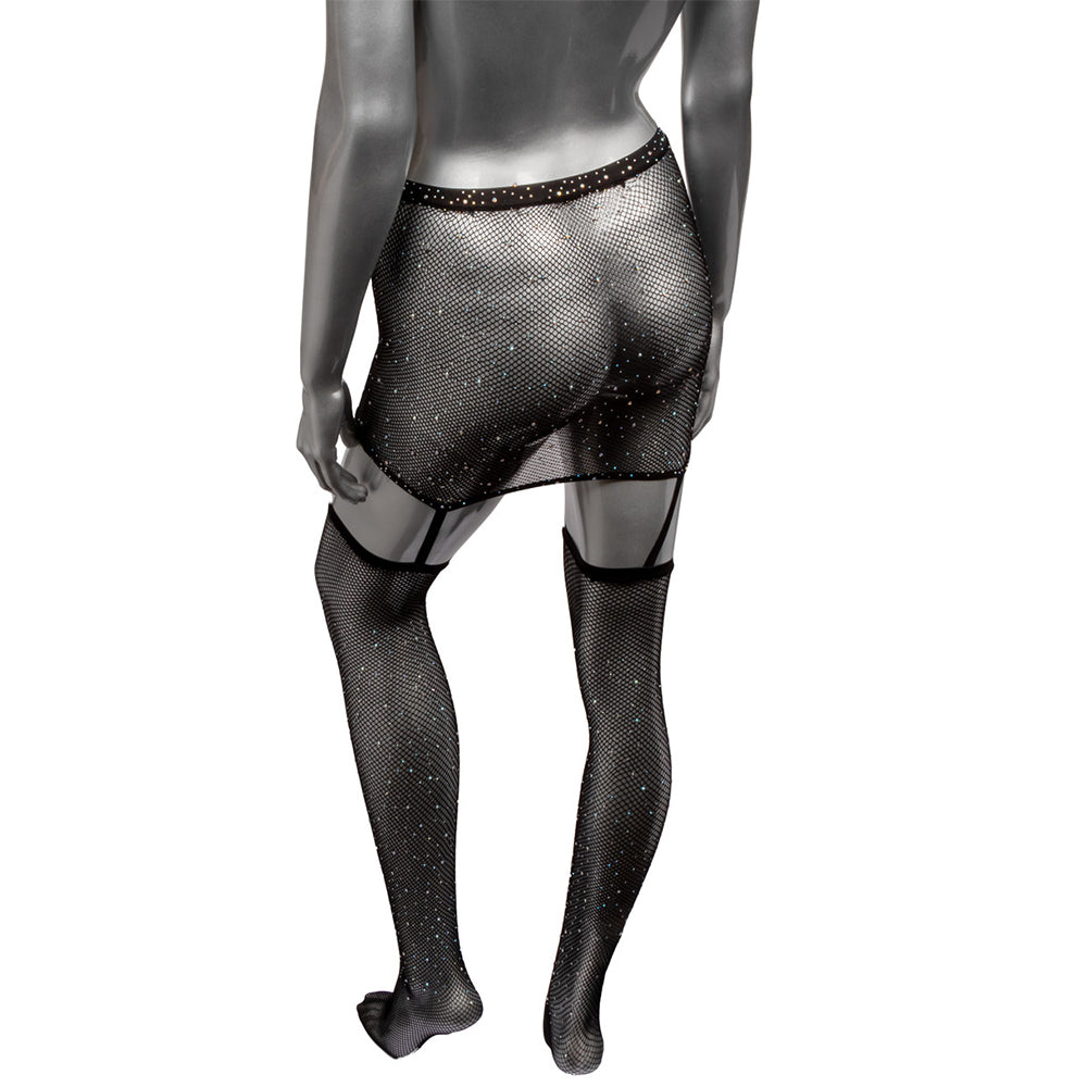 Radiance One Piece Gartered Skirt and Stockings XL Lingerie > Lingerie