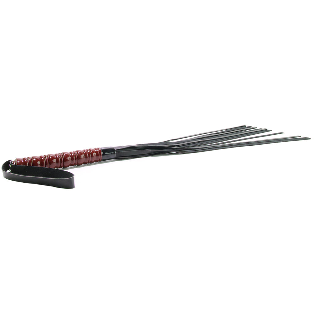 Sex & Mischief Mahogany Flogger Bondage and Fetish > Whips and Crops