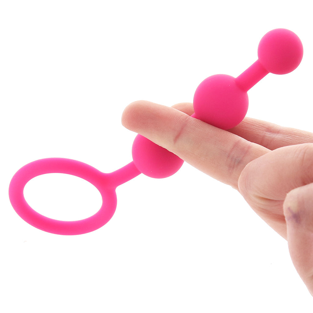 All About Anal Silicone Triple Beads Anal Sex Toys > Anal Beads