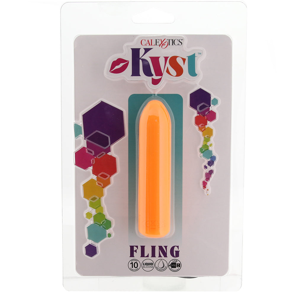 Kyst Fling Vibe in Orange Vibrators > Bullet and Egg Vibrators