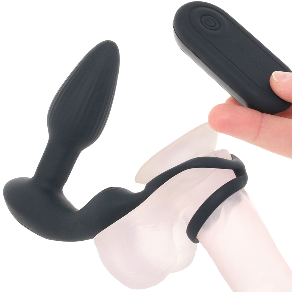 LEVELZ Dual Vibrating Ring and Rotating Plug