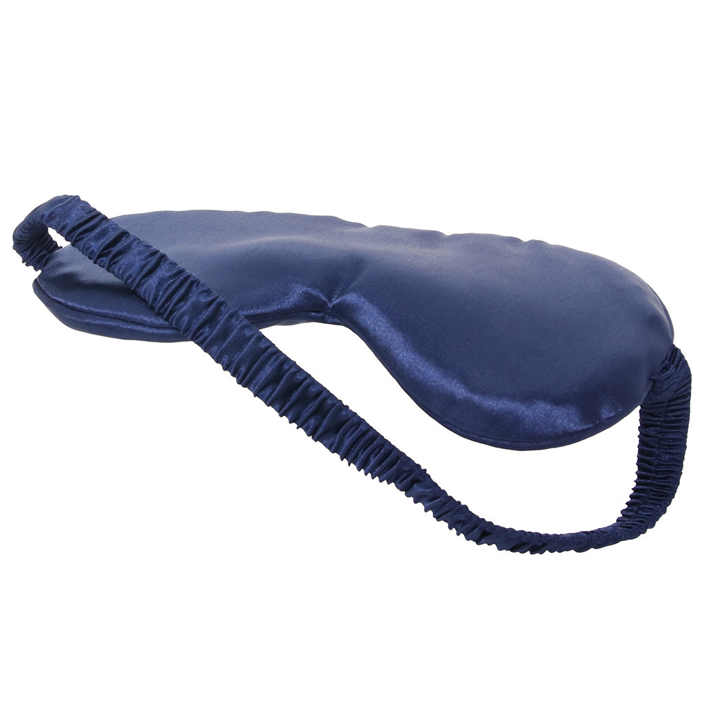 Ouch! Satin Blindfold in Navy Blue Bondage and Fetish > Pleasure Masks and Dress Up Play
