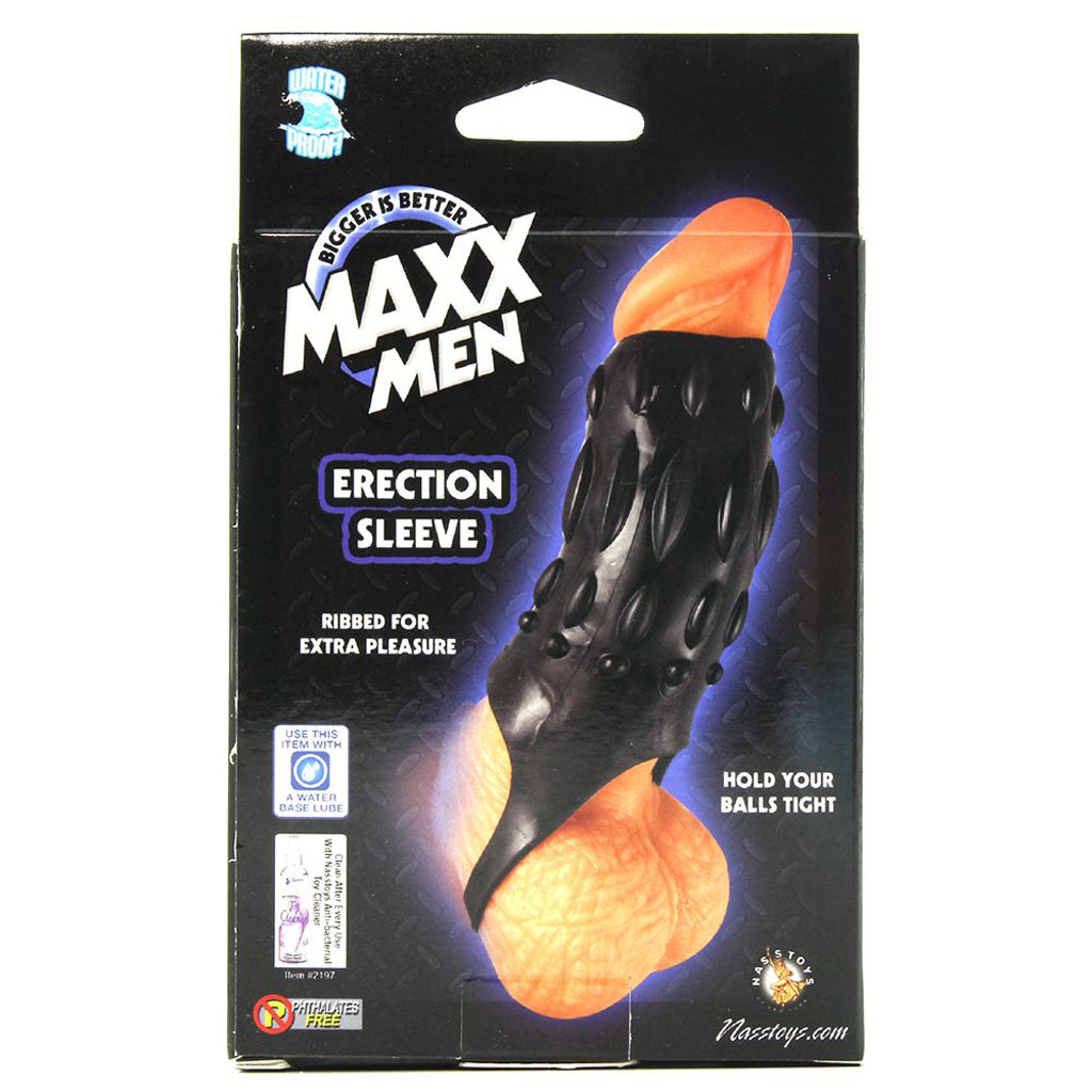 Men's Erection Sleeve in Black Male Enhancement > Extenders and Sleeves