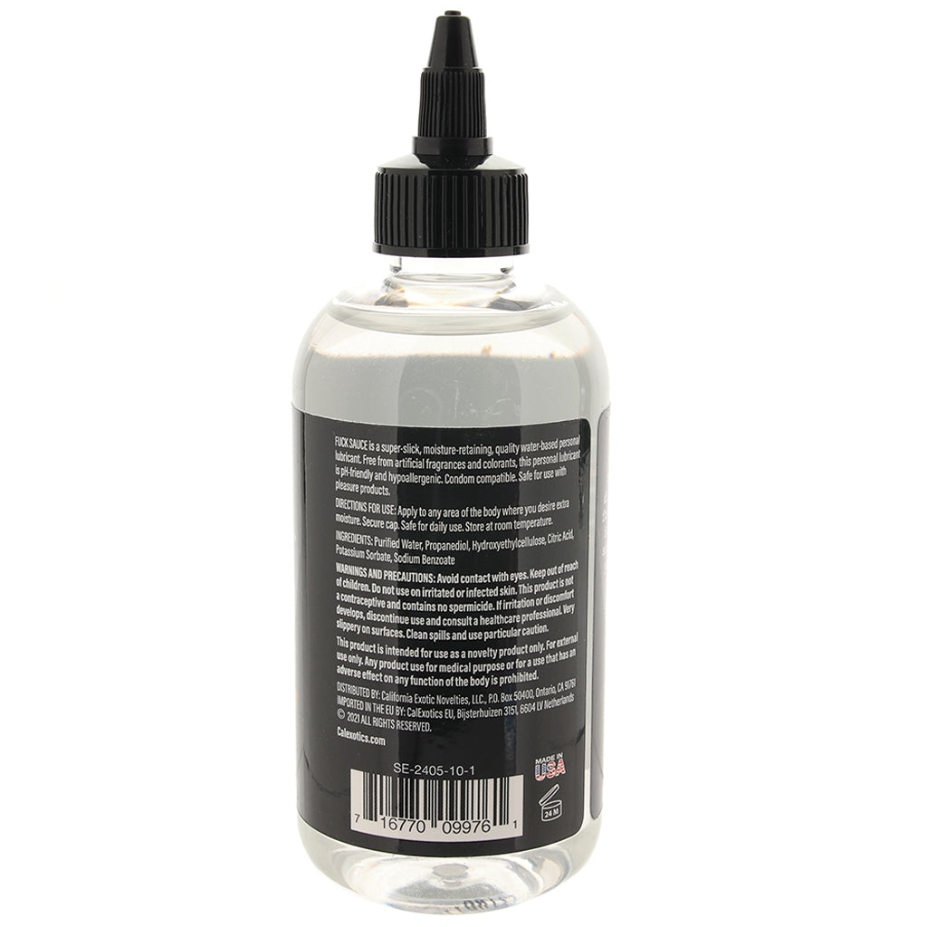 F**k Sauce Water Based Lube 8oz/236.6ml Lubes and Lotions > Water Based Sex Lubes