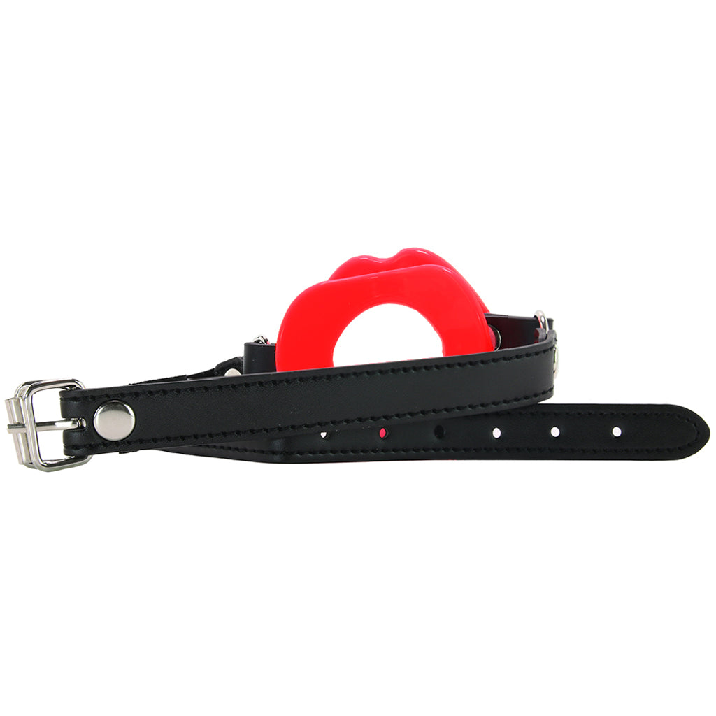 Silicone Lips Gag in Red Bondage and Fetish > Ball Gags & Mouth Restraints