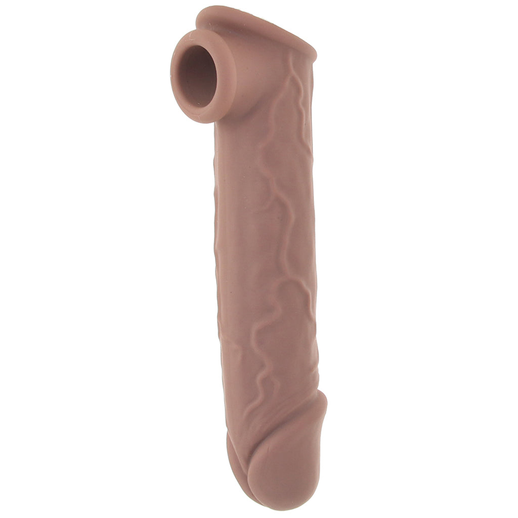 Performance Maxx 8 Inch Silicone Extender in Brown Male Enhancement > Extenders and Sleeves