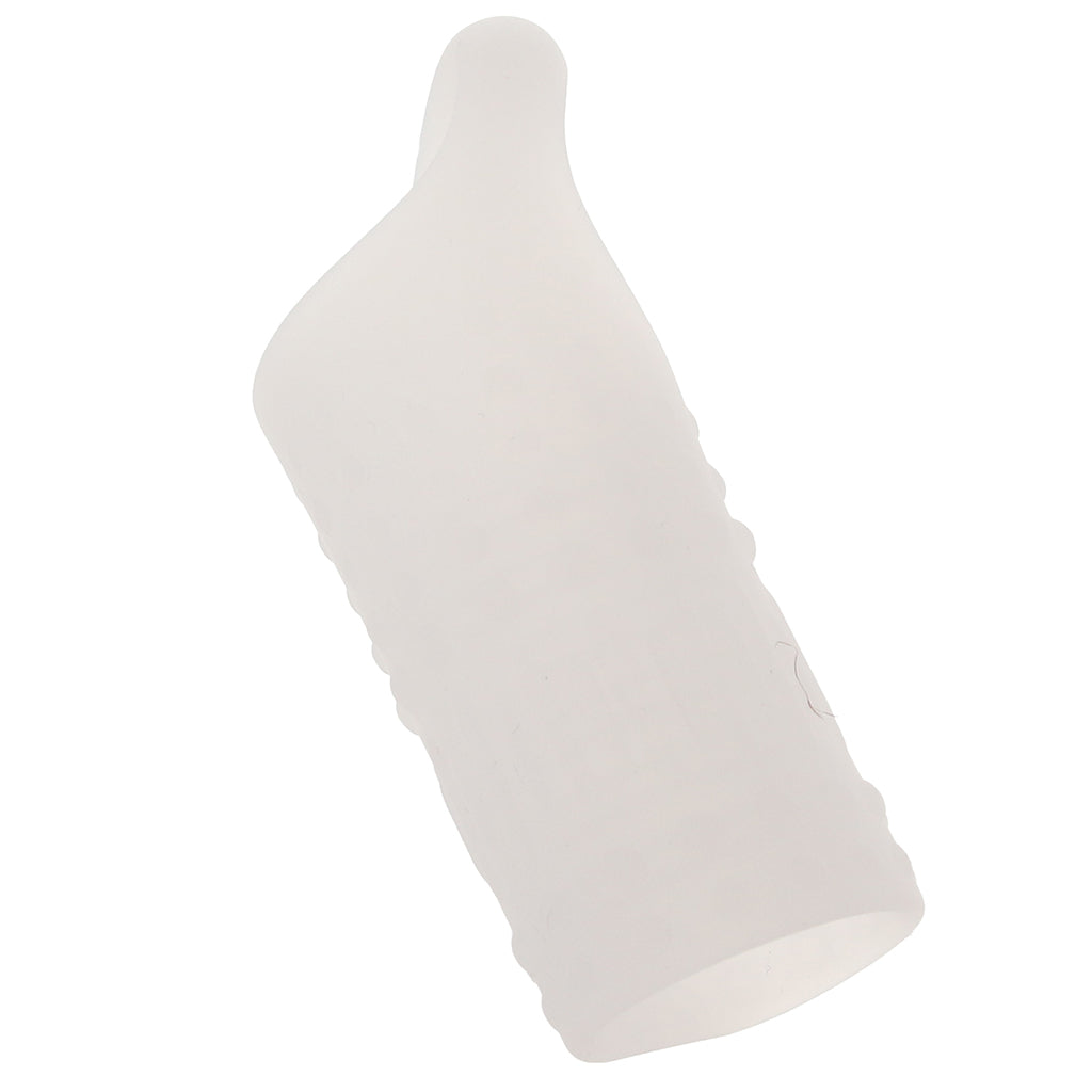 Basic Essentials Stimulation Enhancer Sleeve in Frosted Male Enhancement > Extenders and Sleeves
