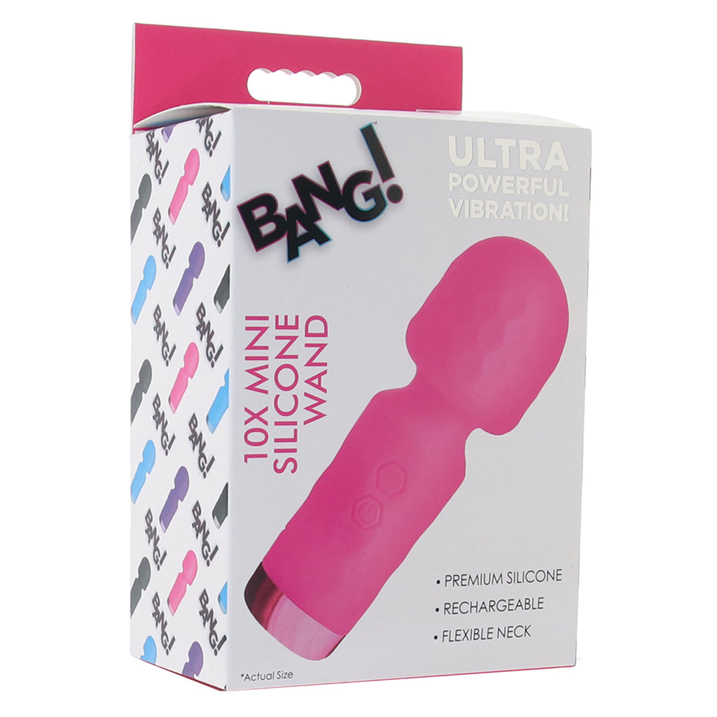 Bang! Mini Silicone Wand in Pink Vibrators > Clitoral Stimulators