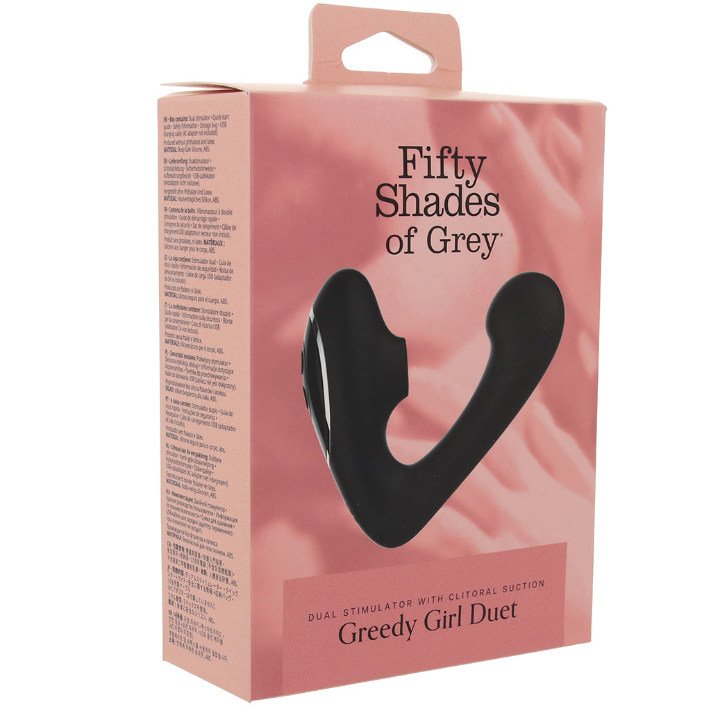 Greedy Girl Duet Stimulator with Clitoral Suction Vibrators > G-Spot Vibrators