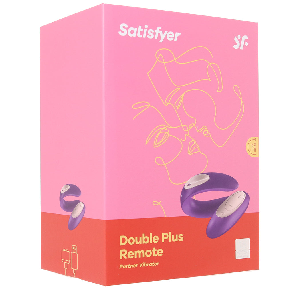 Satisfyer Double Plus Remote Partner Vibe Vibrators > Wearable & Panty Vibrators