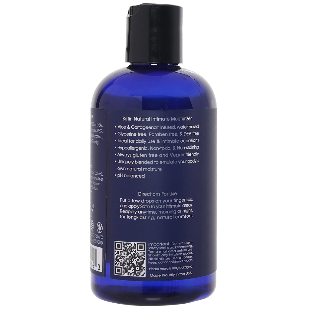 Satin Natural Intimate Moisturizer in 8.5oz/255mL Lubes and Lotions > Water Based Sex Lubes