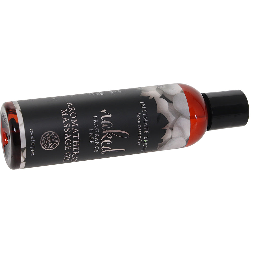 Naked Massage Oil 4oz/120ml in Fragrance Free Sensual Love > Massage