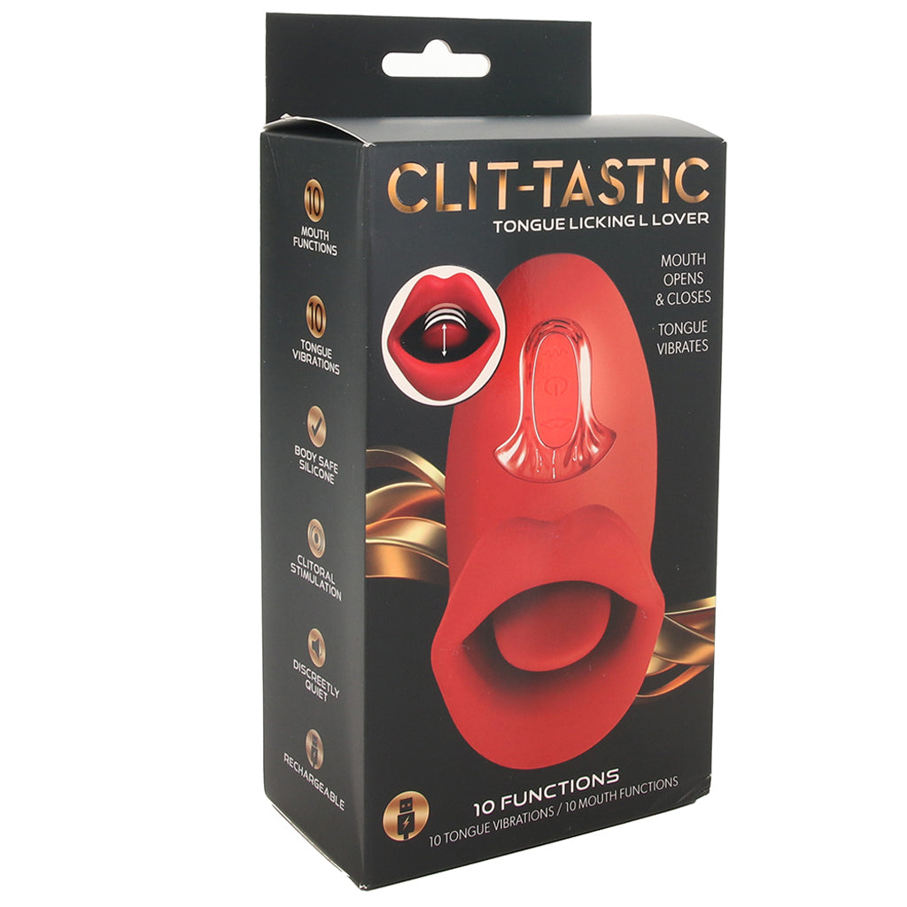 Clit-Tastic Tongue Licking Lover Vibe Vibrators > Clitoral Stimulators