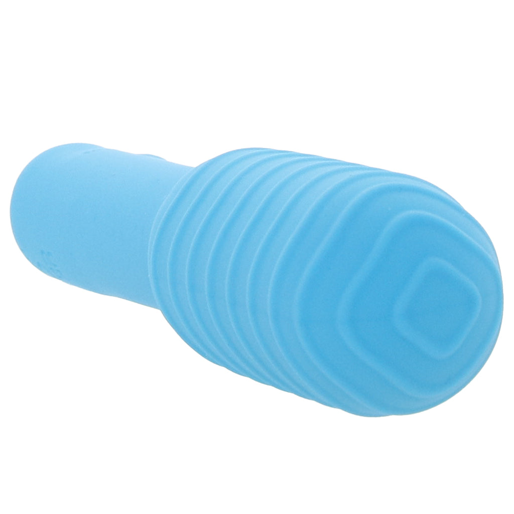 Pocket Rocket Elite Vibe with Texture Sleeve in Sky Blue Vibrators > Bullet and Egg Vibrators