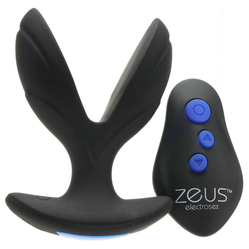 Zeus Electro-Spread Vibrating E-Stim Butt Plug Anal Sex Toys > Butt Plugs