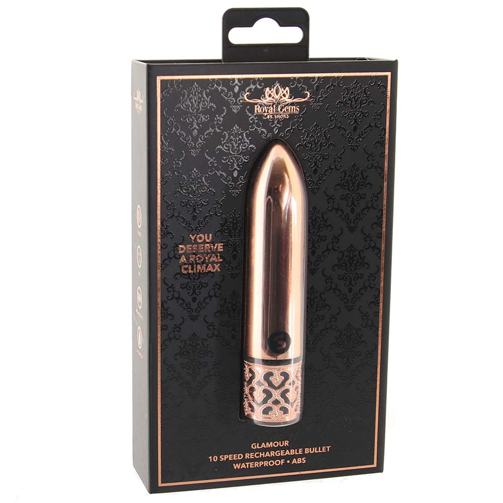 Royal Gems Glamour Bullet Vibe in Rose Gold Vibrators > Bullet and Egg Vibrators