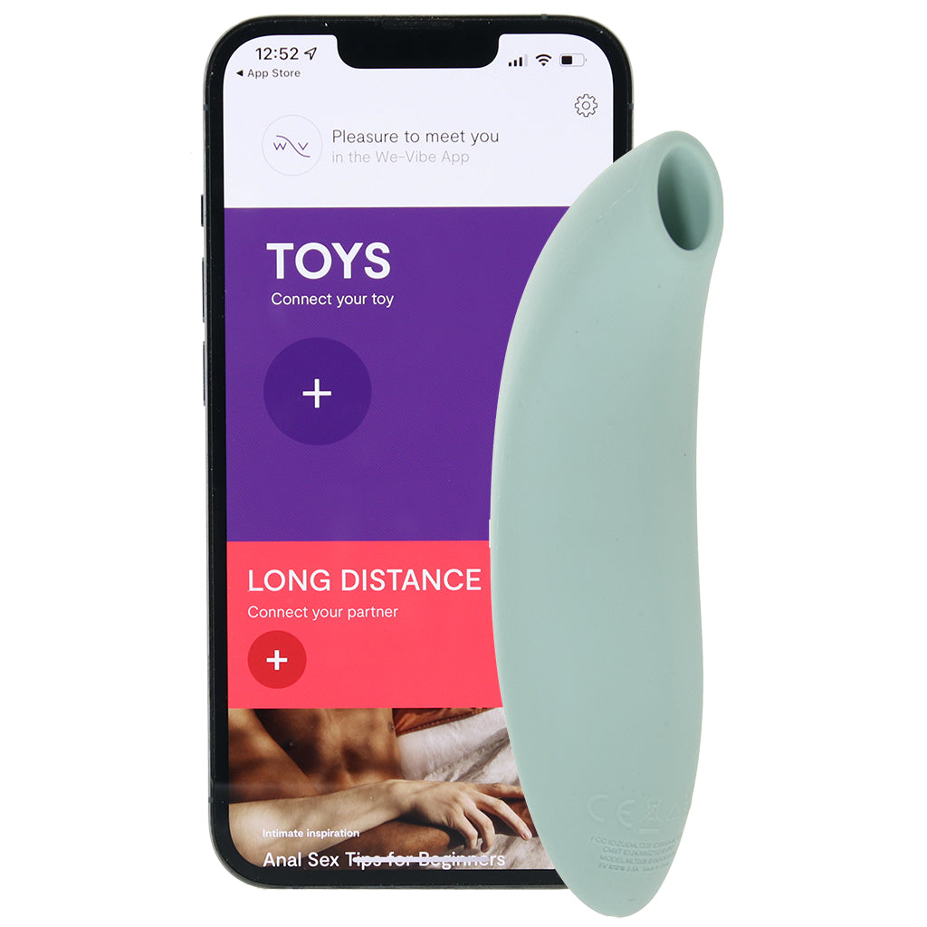 We-Vibe Melt 2 Pleasure Air Clitoral Stimulator in Sage Vibrators > Clitoral Stimulators